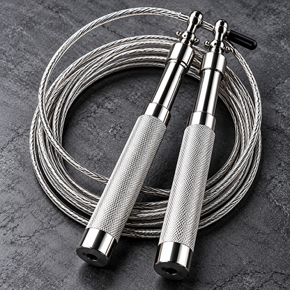 Silver Steel Wire Speed Jump Rope
