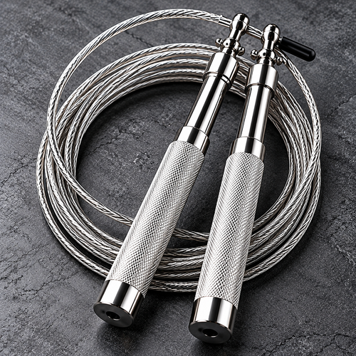 Silver Steel Wire Speed Jump Rope