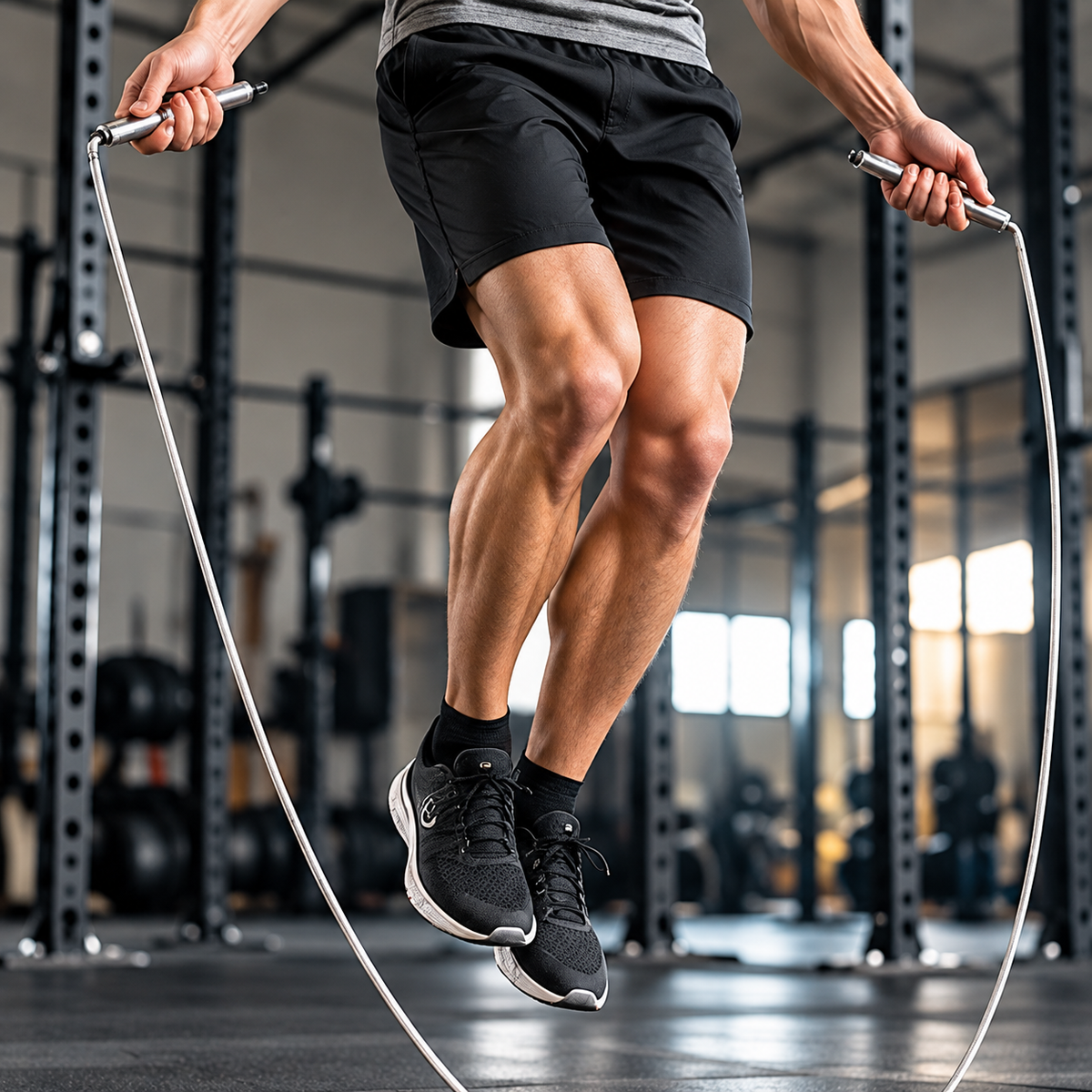 Silver Steel Wire Speed Jump Rope