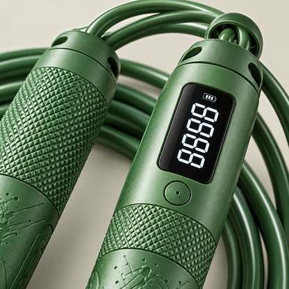 Army Green Calorie Counting Jump Rope